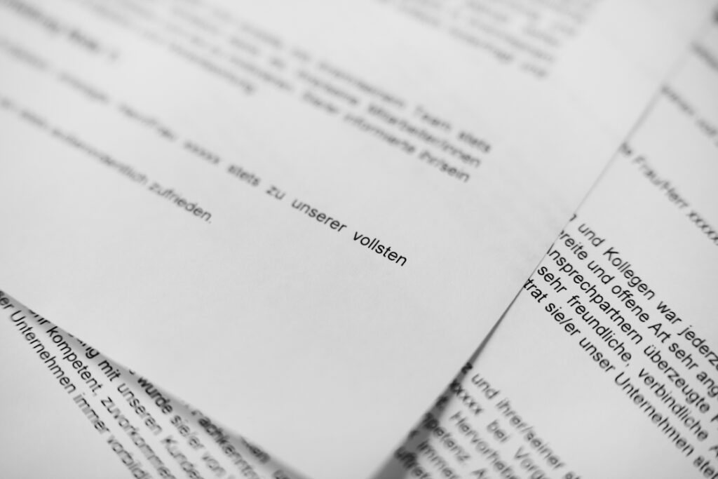 Arbeitszeugnis selbst schreiben